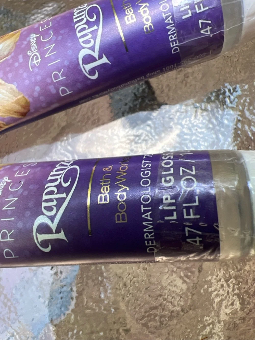 Bath & Body Works Disney Princess Rapunzel Lip Gloss 0.47 oz,Sealed Feminine|2x